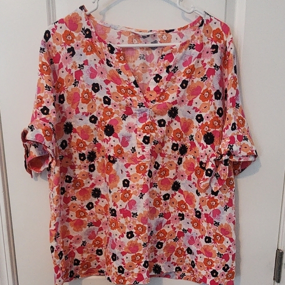 Linen Charter Club Luxury Linen Top Size Extra Large - Picture 5 of 5